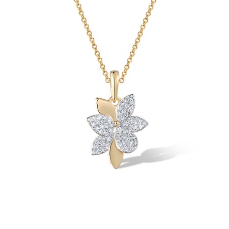 14KYW Pendant Diamond (P322105DIA14KYW)