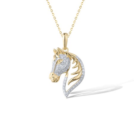 14KYW Pendant Diamond (P322169DIA14KYW)