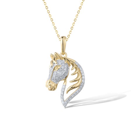 14KYW Pendant Diamond (P322169DIA14KYW)