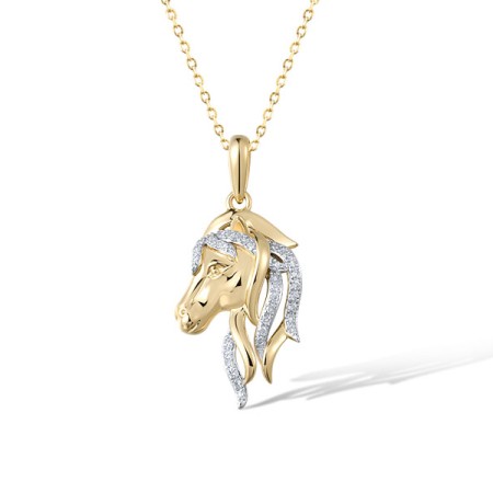 14KYW Pendant Diamond (P322170DIA14KYW)