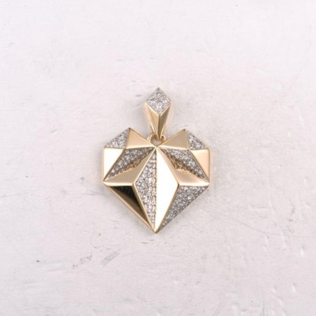 14KYW Pendant Diamond (P322245DIA14KYW)