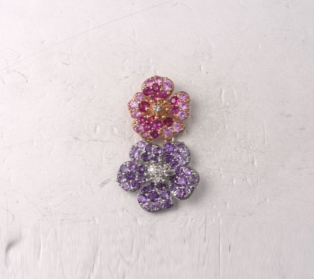 14RTT Pendant Amethyst,Diamond,Pink Sapphire,Ruby (P322315APSR14RTT)