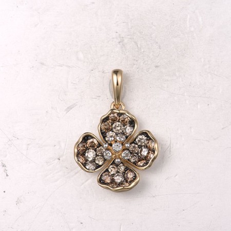 14KYWB Pendant Brown Diamond,Diamond (P322362BRW14KYWB)