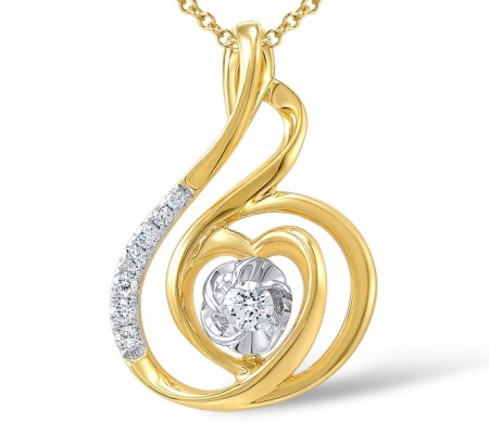 18TT Pendant Diamond (P600006DIA18TT)