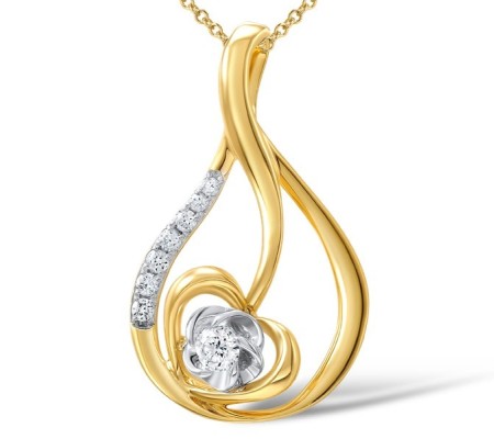 18TT Pendant Diamond (P600007DIA18TT)