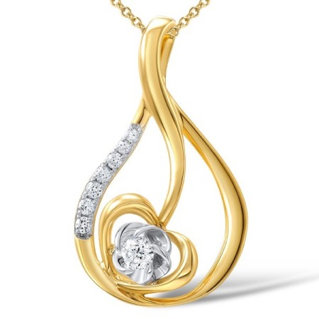 18TT Pendant Diamond (P600007DIA18TT)