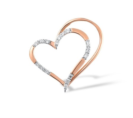 18KRW Pendant Diamond (P600119DIA18KRW)