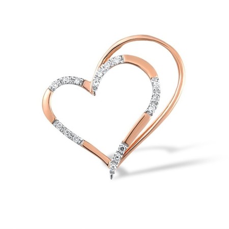 18KRW Pendant Diamond (P600119DIA18KRW)