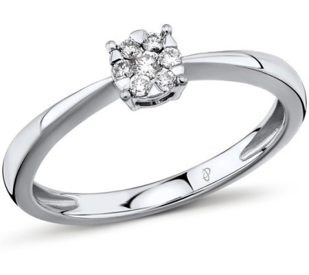 14KW Ring Diamond (R300029BDIA14KW) - US 6