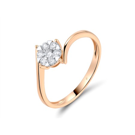 14KRW Ring Diamond (R300030CDIA14KRW)