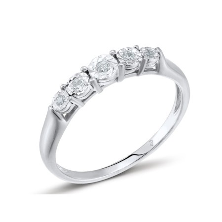 14KW Ring Diamond (R300052DIA14KW) - US 6