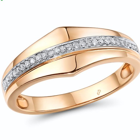 14KRW Ring Diamond (R300206DIA14KRW)