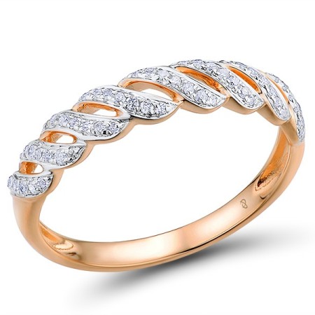 14KRW Ring Diamond (R300223DIA14KRW)