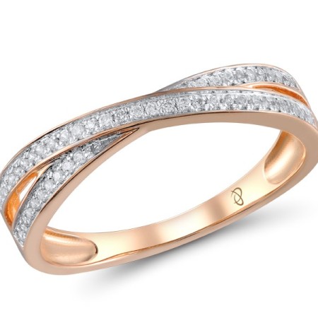 14KRW Ring Diamond (R300226DIA14KRW) - US 7