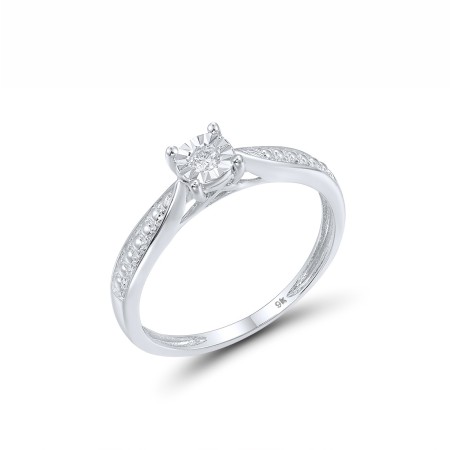 9KW Ring Diamond (R300253ADIA9KW) - US 3.75