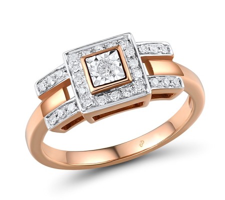 14RTT Ring Diamond (R300419DIA14RTT) - US 6