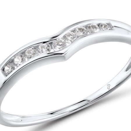 9KW Ring White Cubic Zirconia (R300535WCZ9KW) - US 6.75