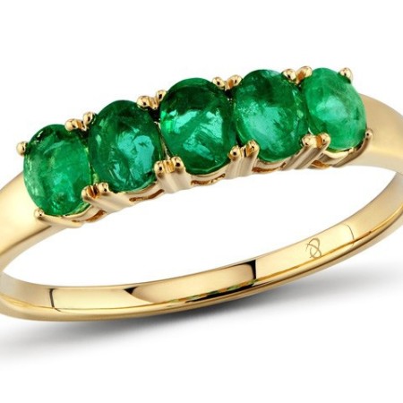 14KR Ring Emerald (R300888EMR14KR) - US 6