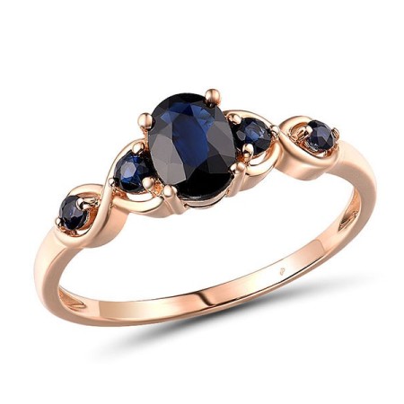14KR Ring Blue Sapphire (R300914SAP14KR)