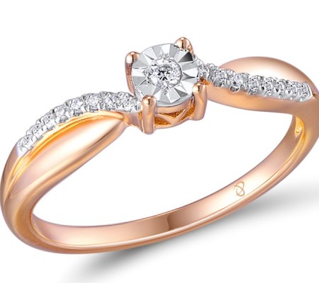 14RTT Ring Diamond (R301177DIA14RTT) - US 6