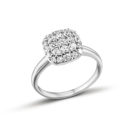 Sterling Silver Ring White Cubic Zirconia (R301343WCZSL925)