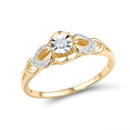 14TT Ring Diamond (R301430DIA14TT) - US 7.5