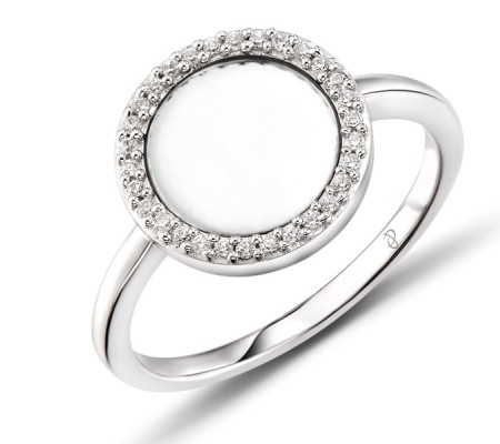 Sterling Silver Ring White Cubic Zirconia (R303206WCZSL925)