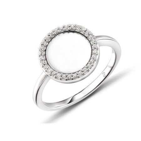 Sterling Silver Ring White Cubic Zirconia (R303206WCZSL925)