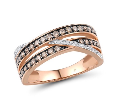 14KRWB Ring Brown Diamond,Diamond (R303364ABRD14KRWB)