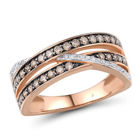 14KRWB Ring Brown Diamond,Diamond (R303364ABRD14KRWB)