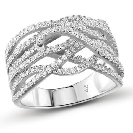 Sterling Silver Ring White Cubic Zirconia (R303616WCZSL925)