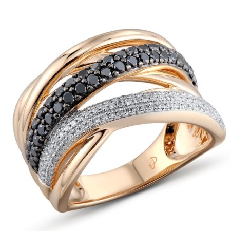 14KRWB Ring Black Diamond,Diamond (R303672AWBD14KRWB)