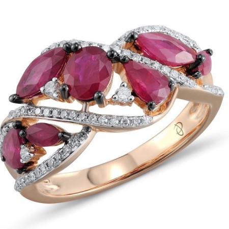 14KRWB Ring Ruby,Diamond (R303735ARUY14KRWB)