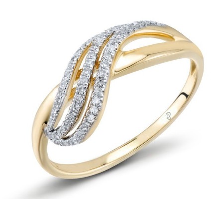 14KYW Ring Diamond (R303968DIA14KYW) - US 8