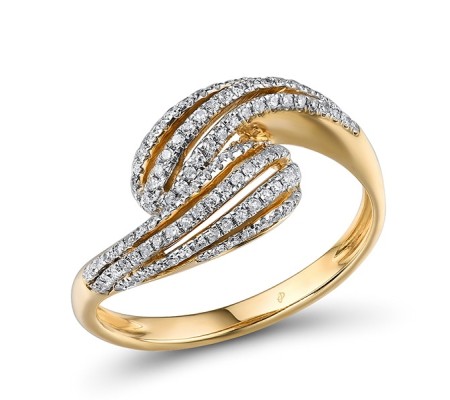 14KYW Ring Diamond (R303971DIA14KYW) - US 7