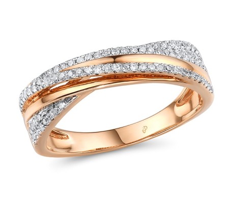 14KRW Ring Diamond (R303976DIA14KRW) - US 6.5