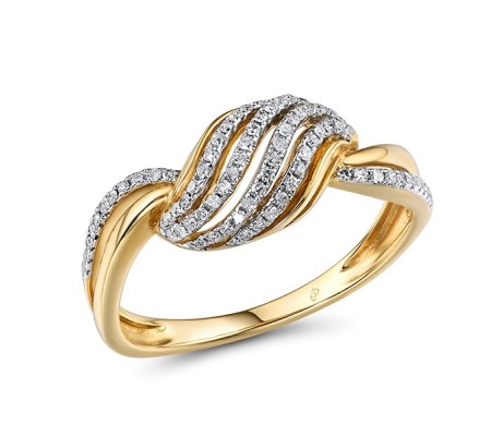 14KYW Ring Diamond (R303977DIA14KYW) - US 6.5