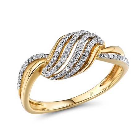 14KYW Ring Diamond (R303977DIA14KYW) - US 6.5