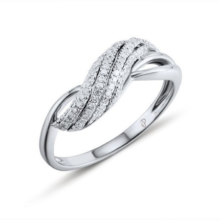 Sterling Silver Ring White Cubic Zirconia (R303979WCZSL925)