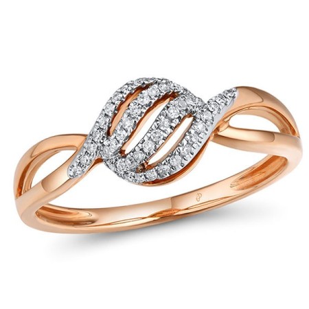 14KRW Ring Diamond (R303985DIA14KRW) - US 7.5