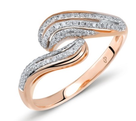 14KRW Ring Diamond (R303990DIA14KRW) - US 7