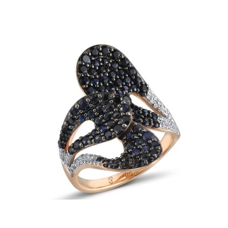 14KRWB Ring Blue Sapphire,Diamond (R304115SAP14KRWB)