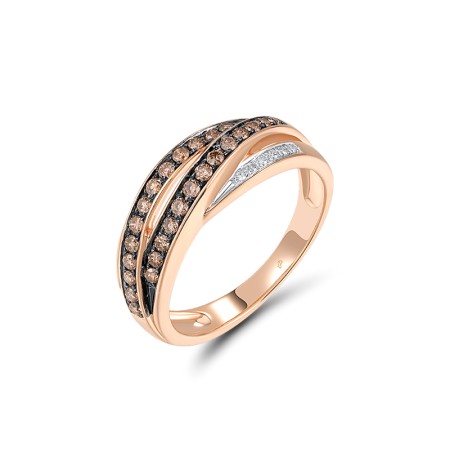 14KRWB Ring Brown Diamond,Diamond (R304372BRW14KRWB)