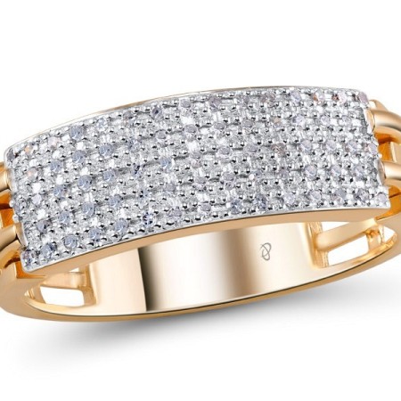 14KRW Ring Diamond (R304373DIA14KRW) - US 6.5