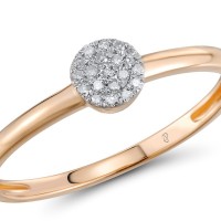 14KRW Ring Diamond (R304374DIA14KRW) - US 7