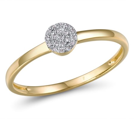 14KYW Ring Diamond (R304374DIA14KYW) - US 6