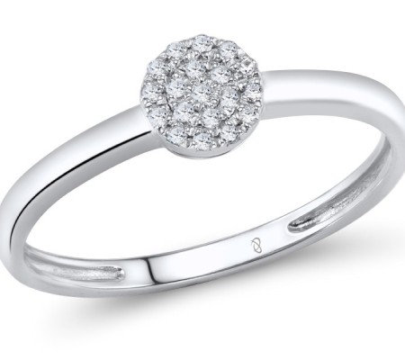 18KW  Diamond Ring  (R304374DIA18KW)