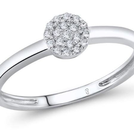 18KW  Diamond Ring  (R304374DIA18KW)