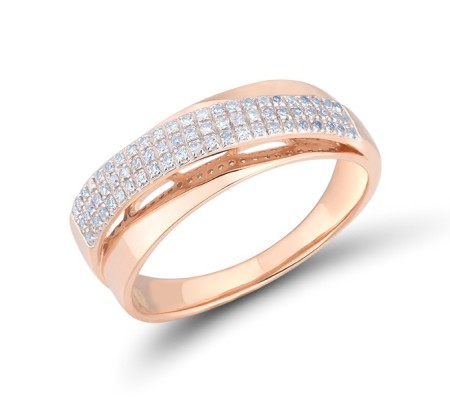 14KRW Ring Diamond (R304376ADIA14KRW) - US 6.5