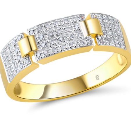 14KYW Ring Diamond (R304377DIA14KYW) - US 8.5